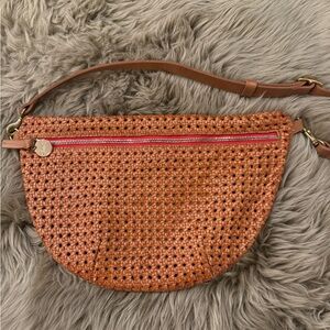 Clare V. Grand Fanny tan rattan